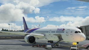 HorizonSim Boeing 787-9 Thai Airways HS-TWB Dirty 8K thumbnail 1