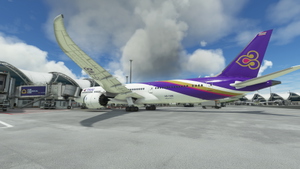 HorizonSim Boeing 787-9 Thai Airways HS-TWB Dirty 8K thumbnail 2