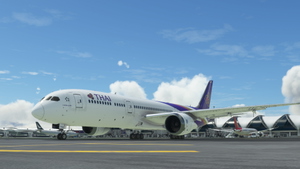 HorizonSim Boeing 787-9 Thai Airways HS-TWB Dirty 8K thumbnail 8