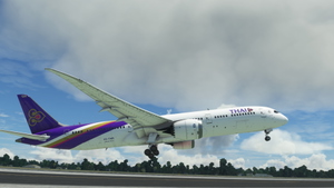 HorizonSim Boeing 787-9 Thai Airways HS-TWB Dirty 8K thumbnail 15