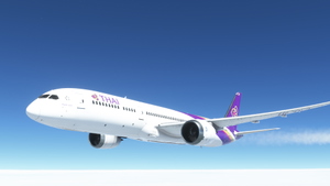 HorizonSim Boeing 787-9 Thai Airways HS-TWB Dirty 8K thumbnail 17