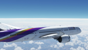 HorizonSim Boeing 787-9 Thai Airways HS-TWB Dirty 8K thumbnail 19