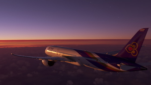 HorizonSim Boeing 787-9 Thai Airways HS-TWB Dirty 8K thumbnail 22