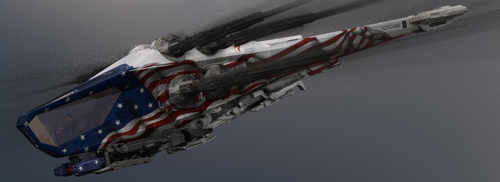 House Atreides Ornithopter - USA Flag