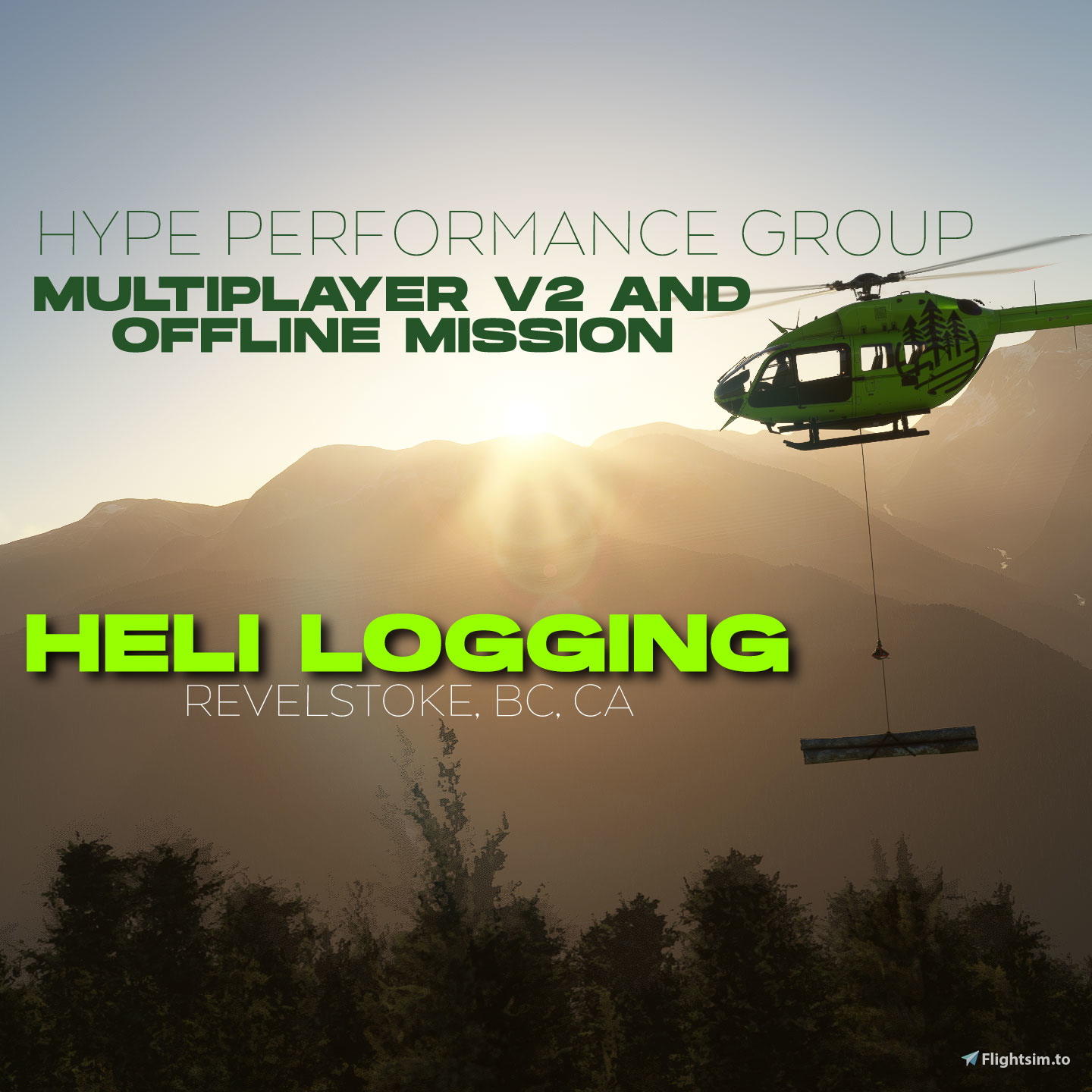 HPG Airbus H145 Action pack: Revelstoke Heli Logging Mission - Image 2