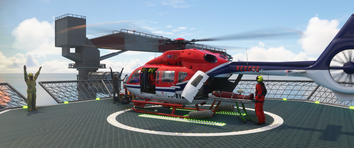 HPG Airbus H145 VH RYX CHC Helicopter HEMS For Microsoft Flight hpg-airbus-h145-vh-ryx-chc-helicopter-hems-for-microsoft-flight
