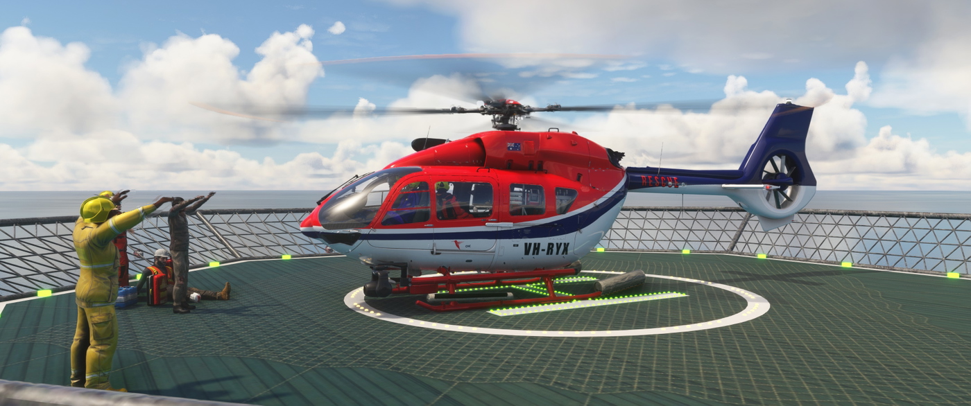 HPG Airbus H145 VH RYX CHC Helicopter HEMS For Microsoft Flight hpg-airbus-h145-vh-ryx-chc-helicopter-hems-for-microsoft-flight
