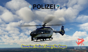 HPG H145 Bavarian Police (Polizei) LiveryPack  CIV/CIVC/MIL/MILC/EMS/FIRE/OFS thumbnail 2
