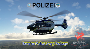 HPG H145 Bavarian Police (Polizei) LiveryPack  CIV/CIVC/MIL/MILC/EMS/FIRE/OFS thumbnail 4