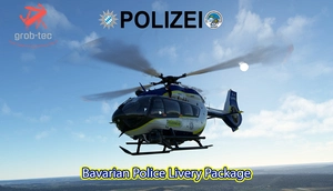HPG H145 Bavarian Police (Polizei) LiveryPack  CIV/CIVC/MIL/MILC/EMS/FIRE/OFS thumbnail 5