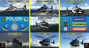 HPG H145 Bavarian Police (Polizei) LiveryPack  CIV/CIVC/MIL/MILC/EMS/FIRE/OFS thumbnail 22