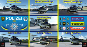 HPG H145 Bavarian Police (Polizei) LiveryPack  CIV/CIVC/MIL/MILC/EMS/FIRE/OFS thumbnail 23