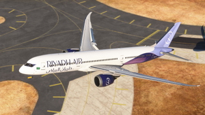 HS 787-9 Riyadh Air White Livery [8K] thumbnail 6