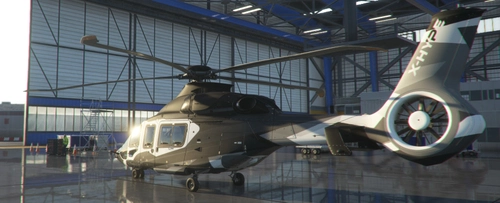 Hype Performance Group's Airbus H160 Urban digital camouflage/LUX-CIV