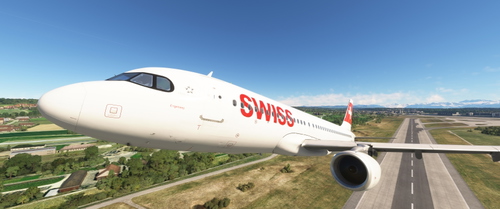 IAE Fenix A320 Swiss Air HB-JDA 4K 
