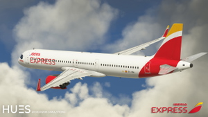 Iberia Express EC-NIA (Lanzarote Sticker) - LVFR A321NEO (8K) thumbnail 2