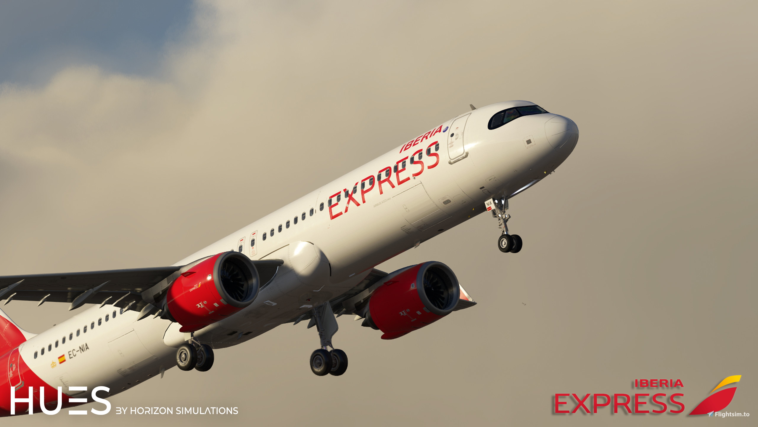 Iberia Express EC-NIA (Lanzarote Sticker) - LVFR A321NEO (8K) - Image 1