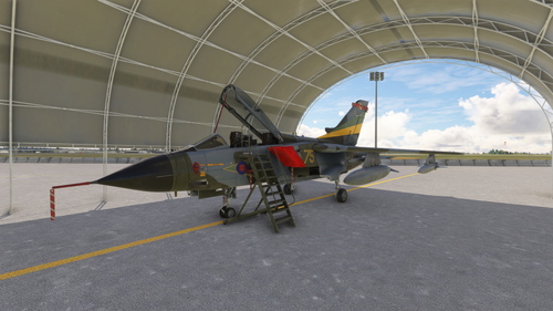 IFE  RAF Panavia Tornado GR1 ZA564 75th Anniversary livery c.1990