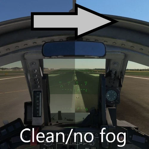 IFE Tornado Clean Canopy No Fog/Dust