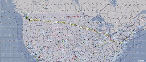 IFR Flight from the Boeing Everette Factory (KPAE) to Washington Dulles International (KIAD)