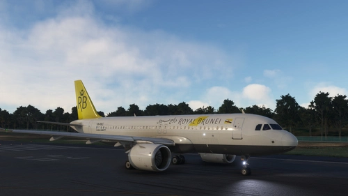 Ini A320neo Royal Brunei V8-RBC
