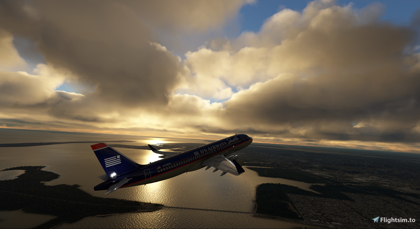 Inib A320 Neo U.S Airways 对于 Microsoft Flight Simulator | MSFS