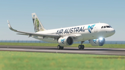 Inibuild A320NEO Air Austral F-OTER (A220-300)