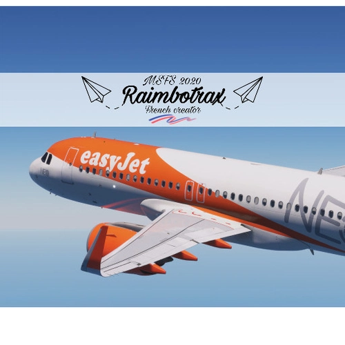 IniBuild A320neo Easyjet "NEO Stickers" Fleet pack OE-LSM/G-UZHA/HB-AYE [8k][raimbotrax]