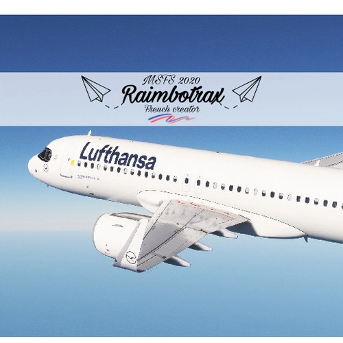 IniBuild A320neo Lufthansa D-AIJD with mask [8k][raimbotrax]