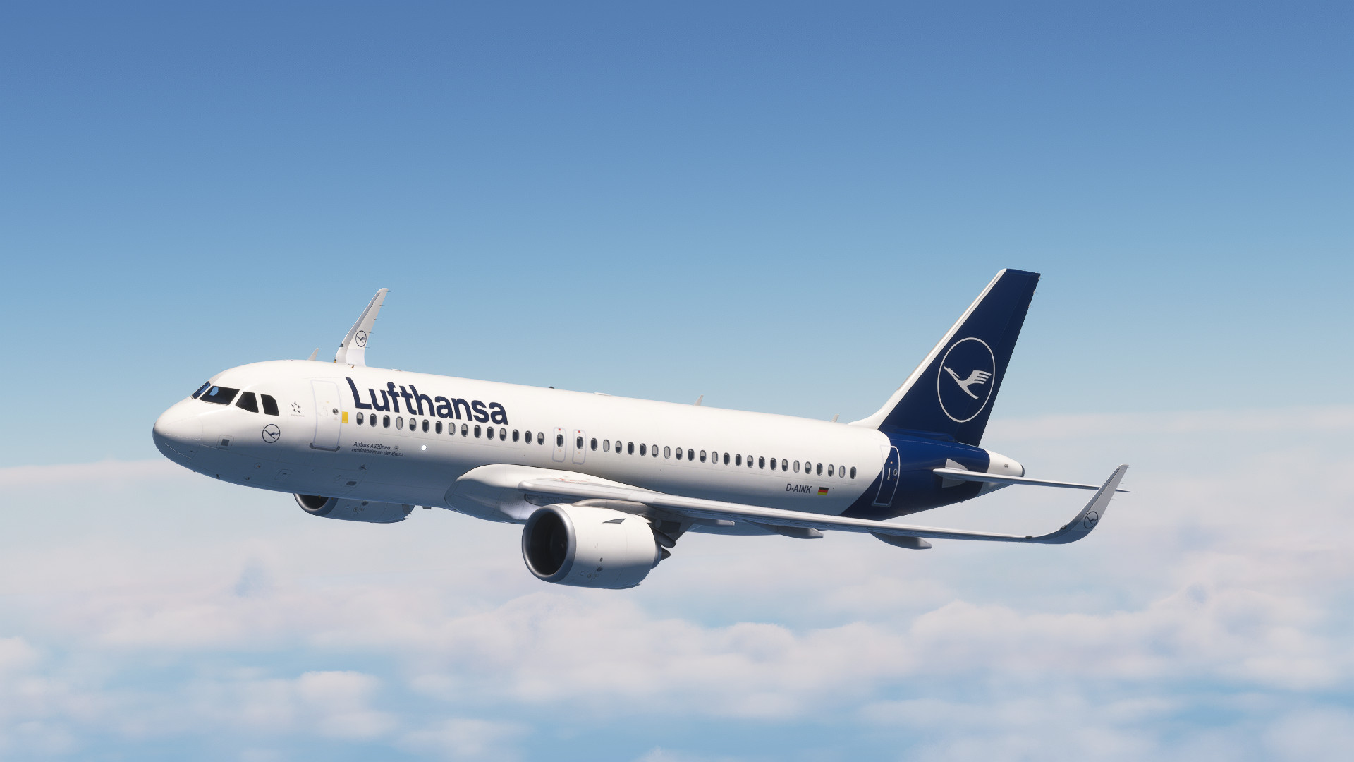 IniBuild A320neo Lufthansa D-AINK [8k][raimbotrax] for Microsoft