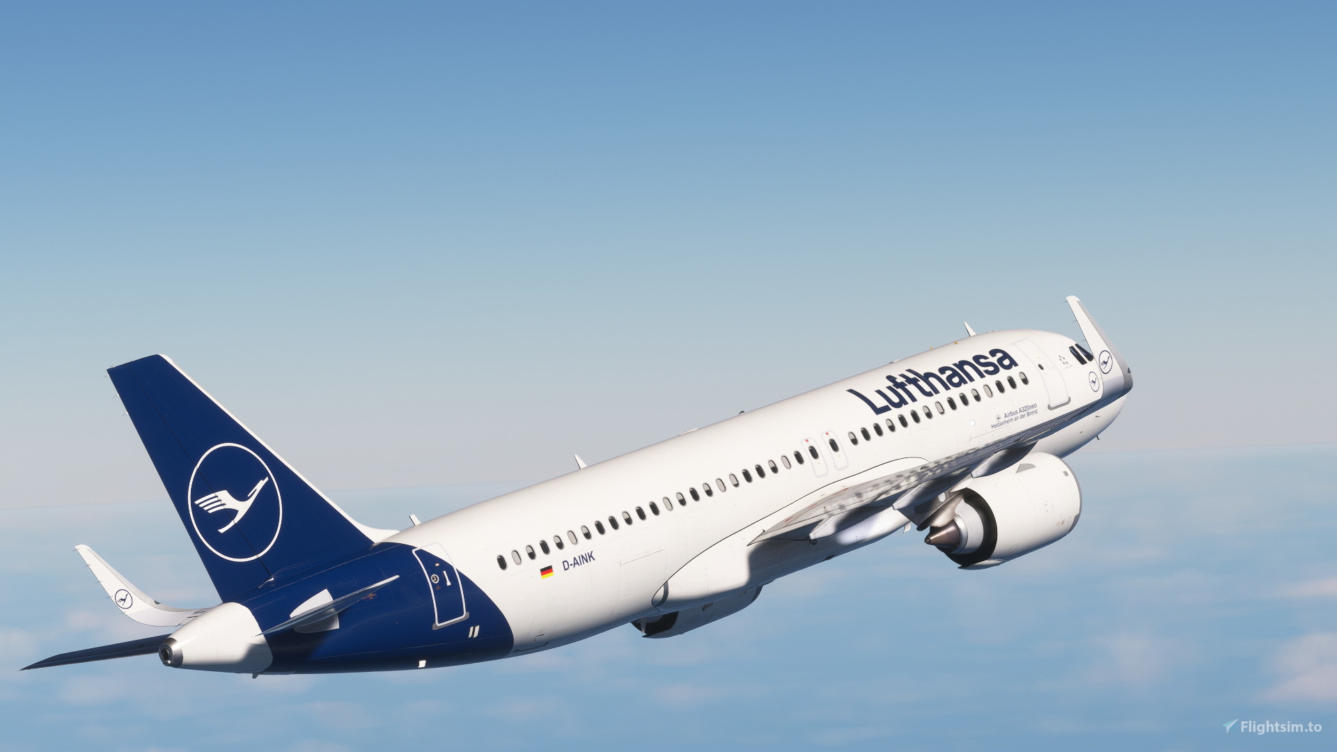 IniBuild A320neo Lufthansa D-AINK [8k][raimbotrax] for Microsoft