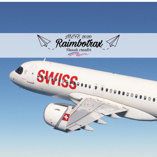 IniBuild A320neo SWISS HB-JDA  [8k][raimbotrax]