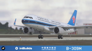 iniBuilds A320neo v2 China Southern 中国南方航空 B-309M thumbnail 1