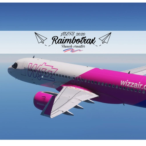 IniBuild A320neo WizzAir 9H-WBX with mask [8k][raimbotrax]