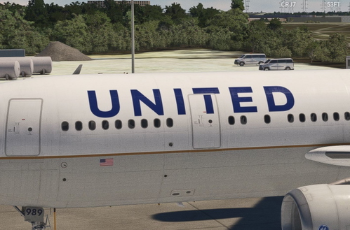 iniBuilds A300-600 - PAX - United Airlines N74989 - Globe Livery (Fictional)