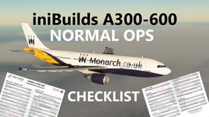 iniBuilds A300-600 Checklist thumbnail 1