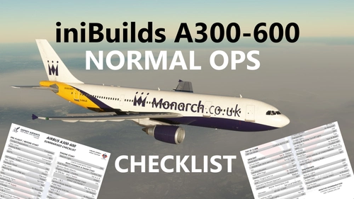 iniBuilds A300-600 Checklist