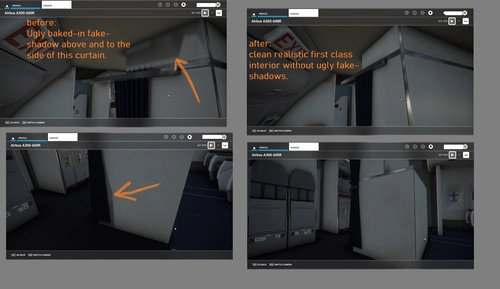 iniBuilds A300-600 first class texture bugfix