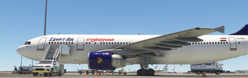 iniBuilds A300-600R Egypt Air  SU-GAS PW (1990)