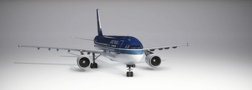 iniBuilds A300-600R GE World Travel Airlines Livery (FSX/MSFS Modern Style)
