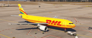 iniBuilds A300 | DHL (EAT-LEJ) D-AEAR | Delivered with pride. thumbnail 2