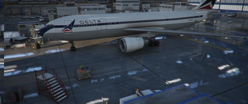INIBUILDS A300-B6 DELTA AIRLINES MIS-MATCH TAIL