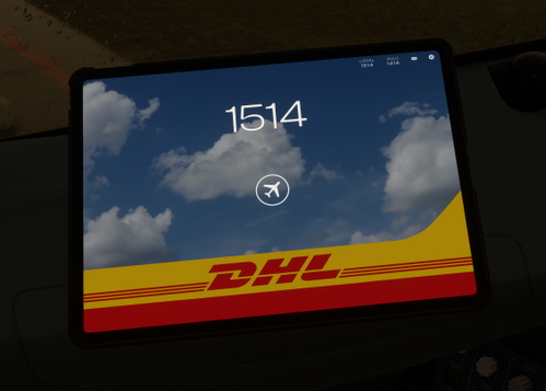 IniBuilds A300 Freighter DHL EFB background