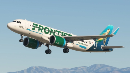 iniBuilds A320 NEO Frontier | Shelly the Sea Turtle | N316FR