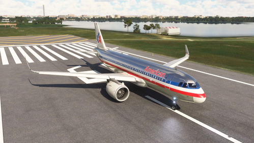 iniBuilds A320neo - American [bare metal, N915AN]
