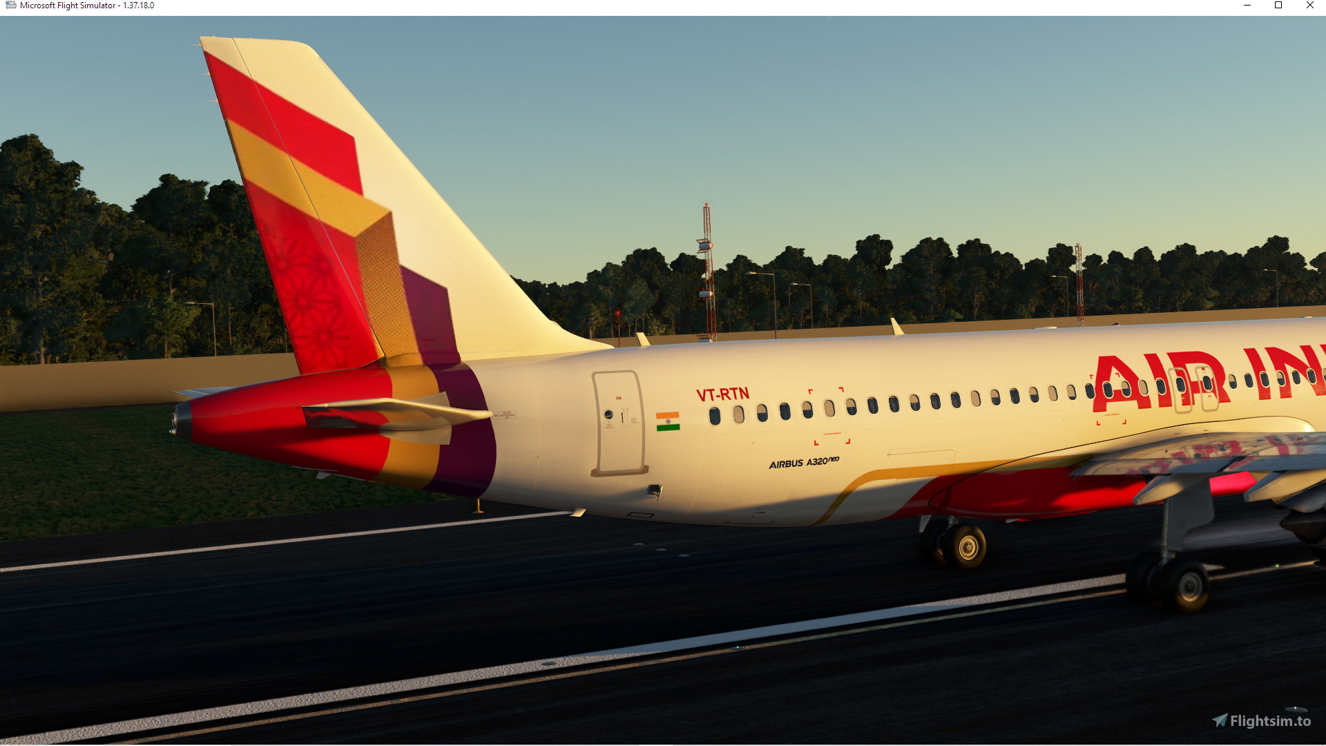 inibuilds A320Neo - Air India A320Neo VT-RTN Brand New