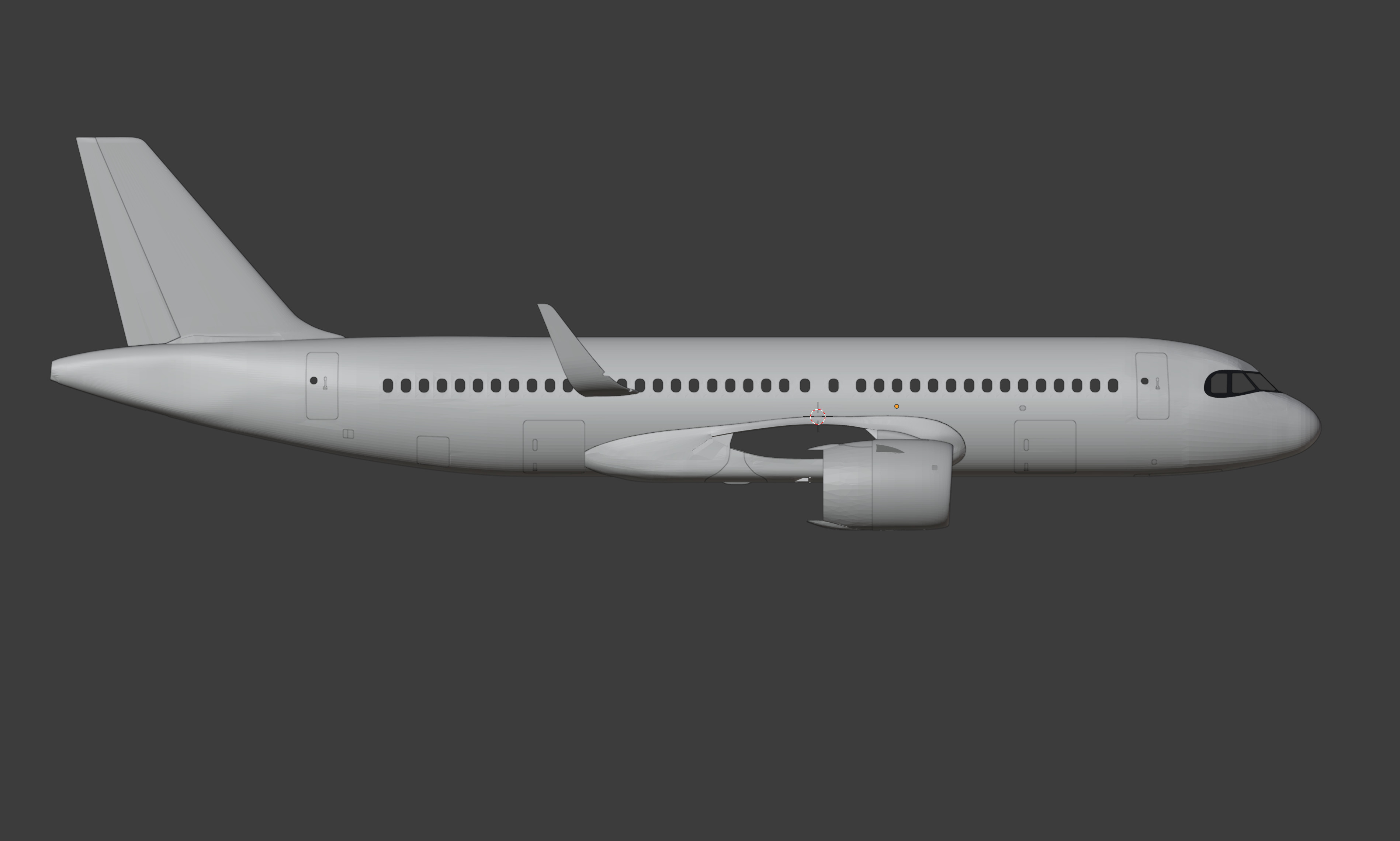 iniBuilds A320neo Blender Paintkit (with mask) - Image 1
