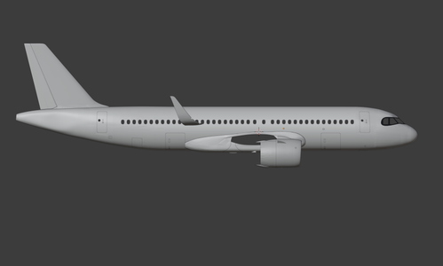iniBuilds A320neo Blender Paintkit (with mask)