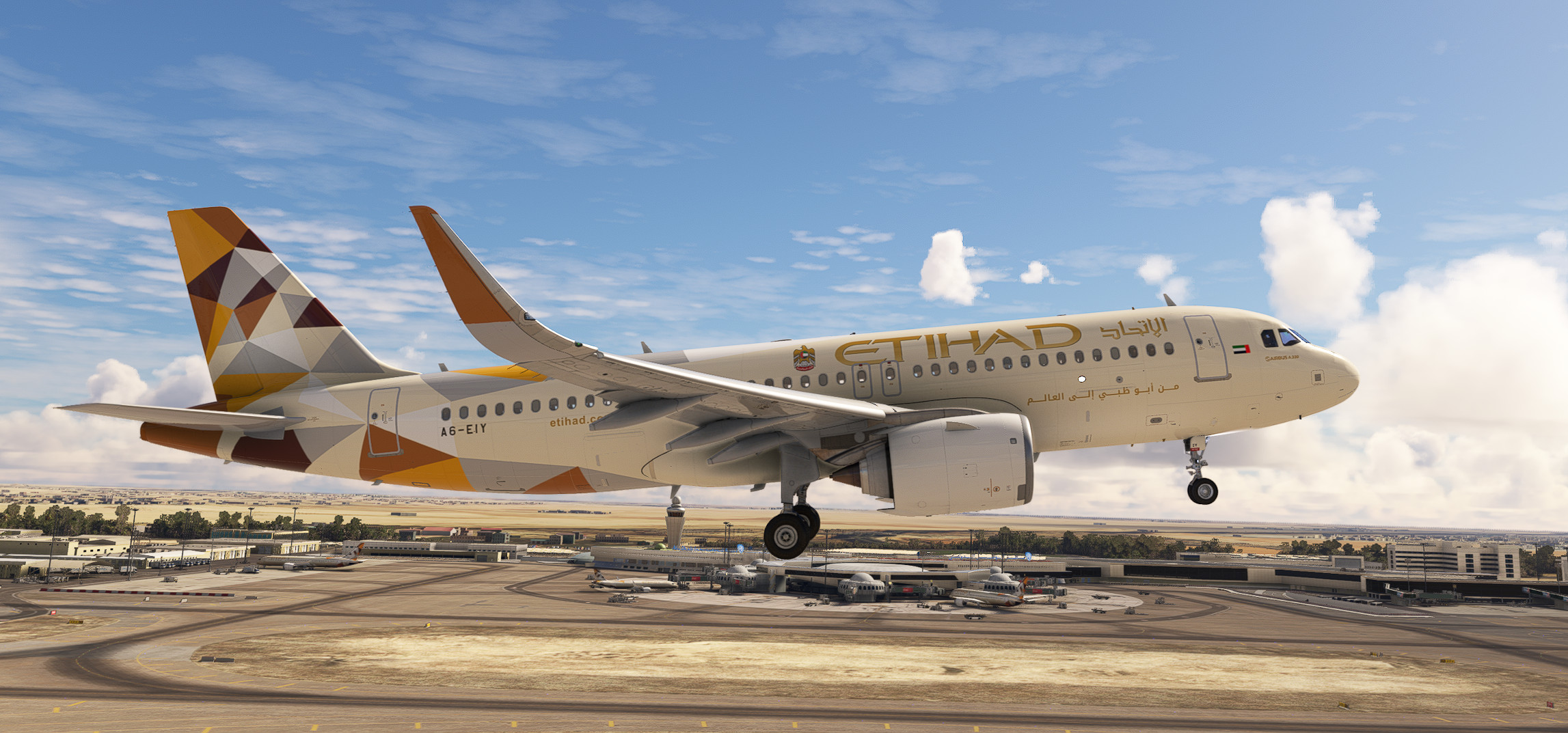 iniBuilds A320neo Etihad Airways A6-EIY | Requested - Image 1
