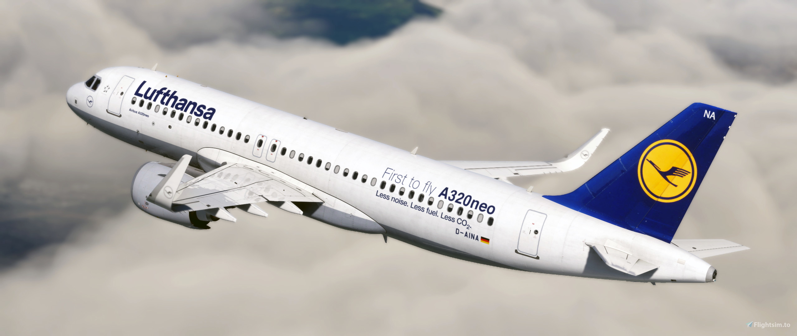 iniBuilds A320neo v2 Lufthansa D-AINA - Aircraft Liveries for MSFS